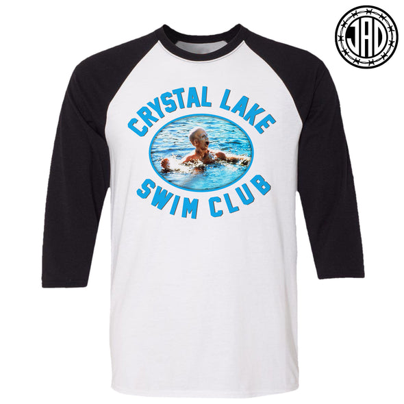 Crystal Lake Swim Club - Men's (Unisex) Baseball Tee