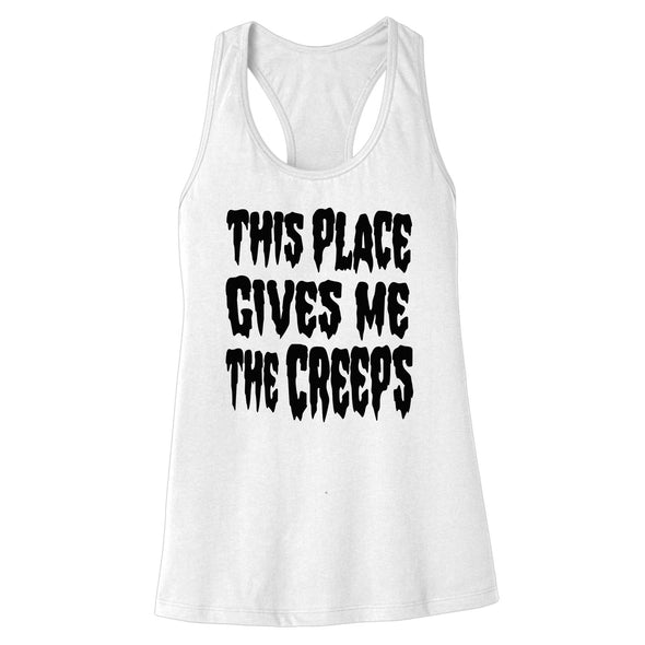 This Place Gives Me the Creeps V2 - Women's Racerback Tank