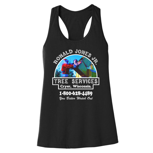 Tree Services - Women's Racerback Tank