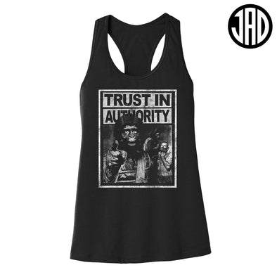 Trust In Authority - Women's Racerback Tank