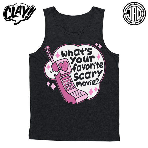 What's Your Favorite Scary Movie - Men's (Unisex) Tank