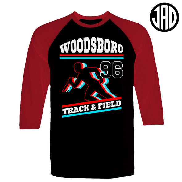Woodsboro Track & Field - Men's (Unisex) Baseball Tee